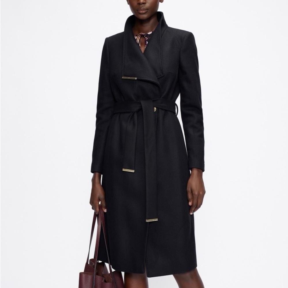 Ted Baker Wool Cashmere Wrap Coat